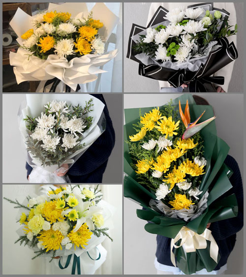 上海奉贤区青村镇钟家村白事花束代送